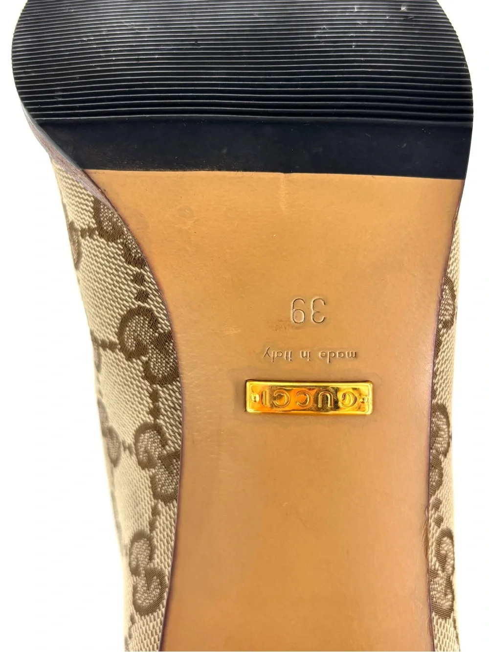 Gucci Lisa GG Monogram Slouch Thigh High Pull On Logo Boots 39
